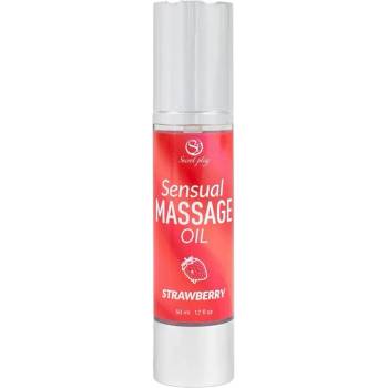 Image 1 of Масажно олио, ароматно и овлажняващо - Strawberry Massage Oil 50ml (D-244004)