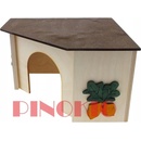 Domky pro hlodavce JK ANIMALS Domek rohový pro křečky 11 x 11 x 7 cm