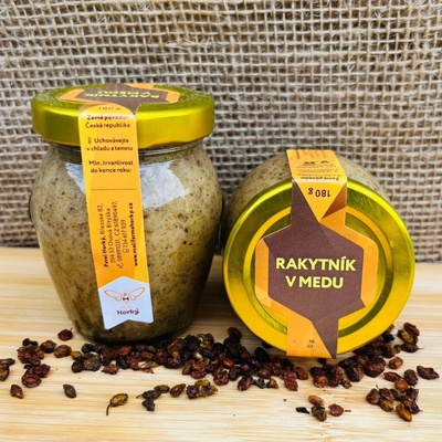 Včelí farma Horký Rakytník v medu 180 g