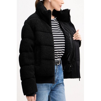 Mackage Пухено яке mackage в черно зимен модел с уголемена кройка anaya (anaya)