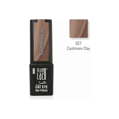 GlamLac Gel lak magnetický hnědý 027 Cashmere Clay 6 ml
