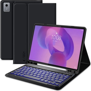 Tech-Protect SC Pen + клавиатура калъф за Lenovo Idea Tab Plus 12.1 TB-361 черен (5906302335619)