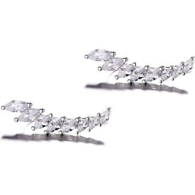 Silenti Jewelry Сребърни обеци "Пищност