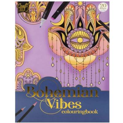 Craft ID Книжка за оцветяване Мандала, А4, 20 листа (6605330054)