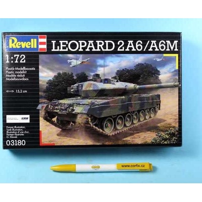 Revell Plastic ModelKit military 03180 Leopard 2 A6M 1:72