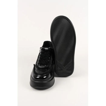 Karl Lagerfeld Кожени маратонки Karl Lagerfeld ANAKAPRI U в черно KL63509 (KL63509.100)
