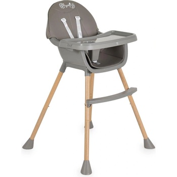 Moni Стол за хранене Biscotti 2 в 1 сив (3801005152667)