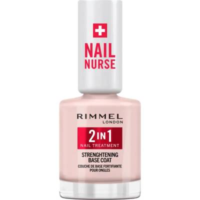 Rimmel Nail Nurse 2-in-1 podkladový lak na nehty se zpevňujícím účinkem 12 ml
