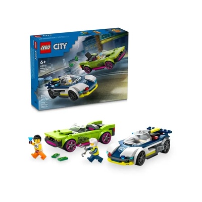 LEGO® city 60415 ПОЛИЦЕЙСКА КОЛА И ПРЕГЛЕДВАНЕ НА МЪСКУЛ КАР (60415)