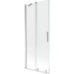 Mexen Velar двукрила плъзгаща се вана преграда 80 x 150 cm, прозрачна, хром (896-080-000-01-01)