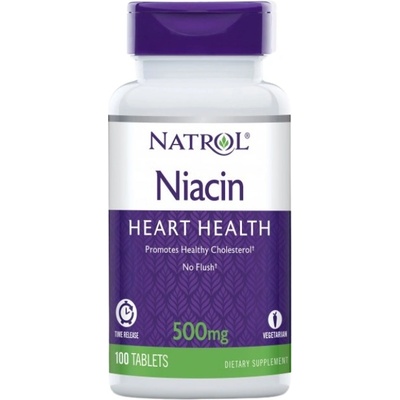 Natrol Niacin Time Release [100 Таблетки]