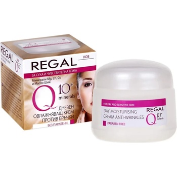REGAL Дневен крем против бръчки Q10+Minerals, 50мл