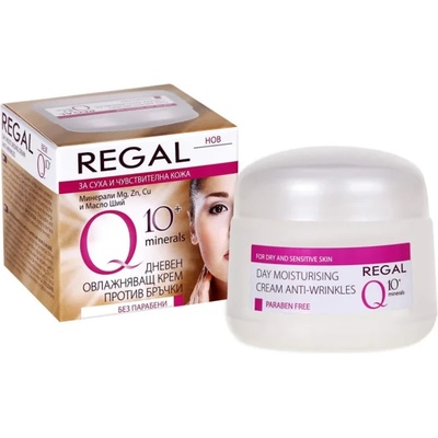 REGAL Дневен крем против бръчки Q10+Minerals, 50мл