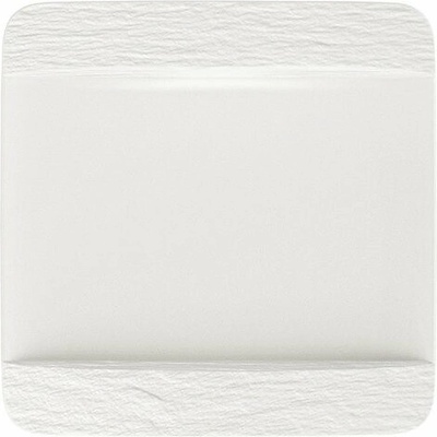 Villeroy & Boch Manufacture Rock Blanc plytký tanier 28 x 28 cm 10-4240-2610