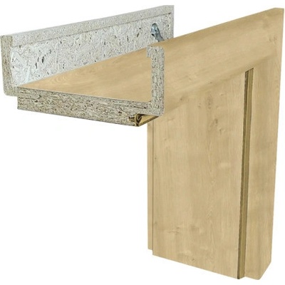 Solodoor obložková zárubeň 80 P šířka 120 mm dub natur
