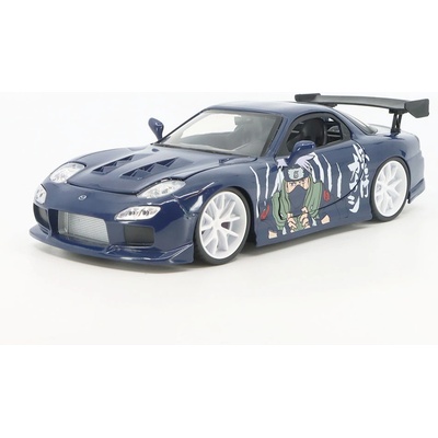 Jada Mazda RX-7 1993 černá s figurkou Kakashi Hatake Toys 1:24