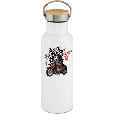 123TRIKO termoska Československé legendy Jawa 350, Kývačka 500 ml motorka