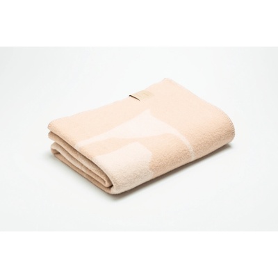 Lejaan Pléd Bold Overlock Béžovo-hnědá 130x200