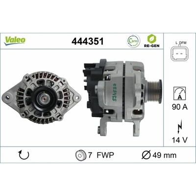 Alternátor VALEO 444351