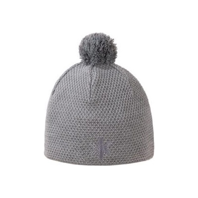 Kama Knitted merino beanie A165 109 grey šedá