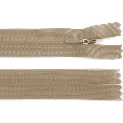 Stoklasa Spirálový zip skrytý No 3 délka 50 cm dederon Balení: 1 ks, Varianta: 292 šedobéžová 292 šedobéžová
