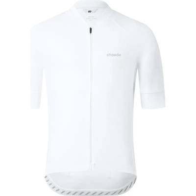 straede Мъжка фланелка с къс ръкав за колоездене straede Kaern Jersey Cycling jersey - White - размер XS (056-4258-0711)