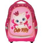 S-Cool Ученическа раница s-cool анатомична, cute kitty, 24 л