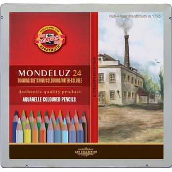 KOH-I-NOOR Mondeluz 3724/24 Комплект акварелни моливи 24 бр (3724024013PL)