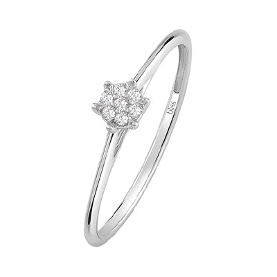 Bliss Диамантен пръстен от бяло злато Bliss 20101458 (20101458)