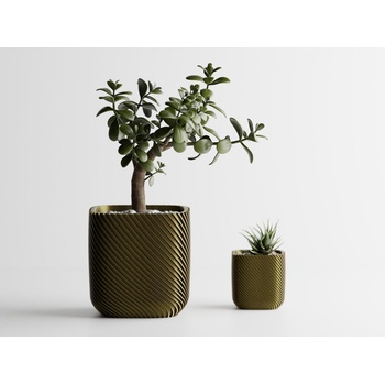 Кашпа Malibu бронз