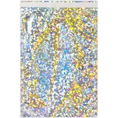 Holografické fóliové obálky - 229 x 162 mm (C5) - Stříbrná holografická