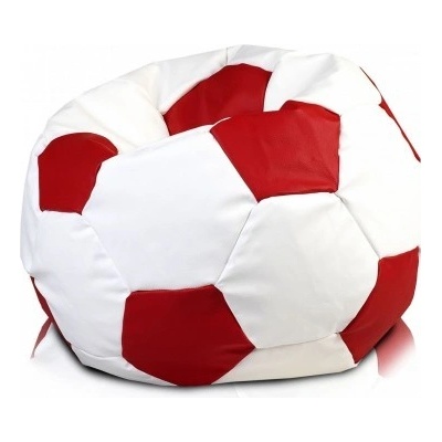 Ecopuf FOOTBALL XL ekokůže E6 Červená