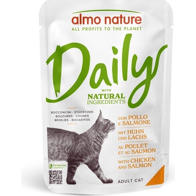 Almo Nature Daily Menu 12 x Kuracie a hovädzie 70 g