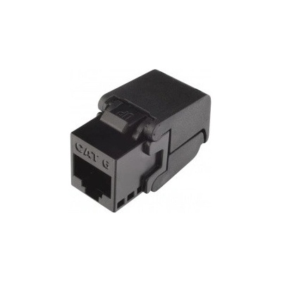 Samořezný keystone Solarix CAT6 UTP SXKJ-6-UTP-BK-SA Component Level a 4PPoE certifikace, 25286801