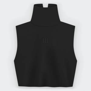 adidas Women's Strappy Crop Top - Black