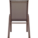 Set 2x Zahradní křeslo SPRINGOS MONZA GF0104 hnědé