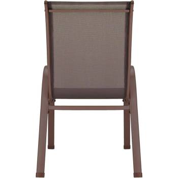 Set 2x Zahradní křeslo SPRINGOS MONZA GF0104 hnědé