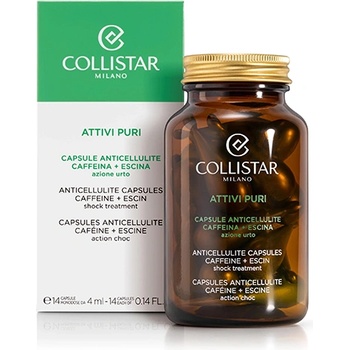Collistar Pure Actives Anticellulite Capsules кофеинови капсули против целулит за жени 14 бр