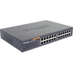D-Link 24-port 10/100M NWay Desktop - Internal PSU (incl. 19" rack mount kit) Неуправляем (DES-1024D/E)
