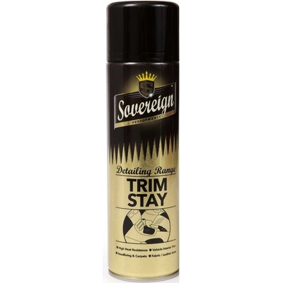 Sovereign Automotive čalounické lepidlo ve spreji TRIM STAY, 500 ml – vysoká pevnost, odolné do 130 °C, pro stropnice a pěny – Sleviste.cz