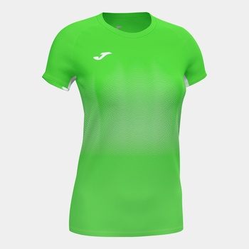 Joma Dámske tričko ELITE VII T SHIRT FLUOR GREEN WHITE