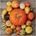 Paw servítky l pumpkin composition 33x33cm