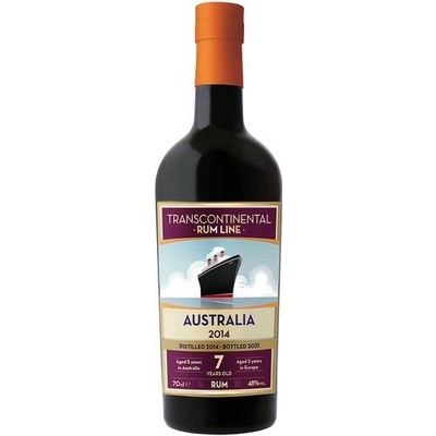 Transcontinental Rum Line Australia 2014 7y 48% 0,7 l (holá láhev)