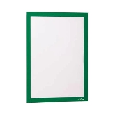 Informačný panel, A4, samolepiaca zadná strana, DURABLE DURAFRAME, zelený