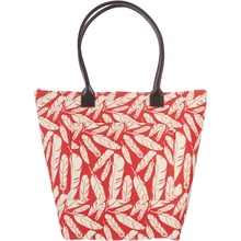 Plážová taška Cappelli Straworld Print Tote červená Cappelli Straworld Z34BAG1117-red