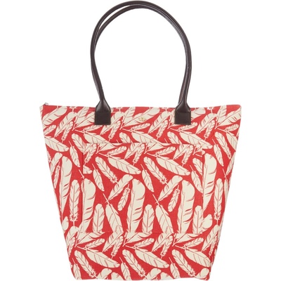 Plážová taška Cappelli Straworld Print Tote červená Cappelli Straworld Z34BAG1117-red