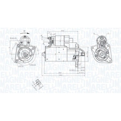 Startér MAGNETI MARELLI MQS1447