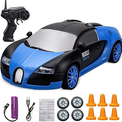 IQ models Driftovacie rc auto Bugatti 4WD 2,4 GHz RTR 1:24