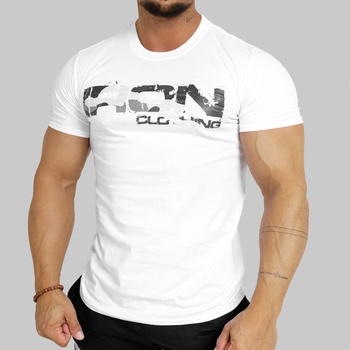 UltraSoft tričko Iron Camo Style biele biela