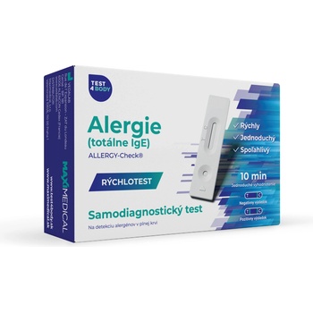 Test4Body Alergie samodiagnostický rychlotest z krve celkové lgE
